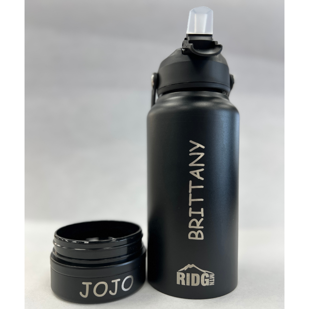 CRAZY RIDG MTN 26 oz Stainless Steel Insulated Bottle with 6 oz Cup